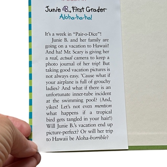 Junie B. First Grader Book - Aloha-ha-ha! - Picture 4 of 4